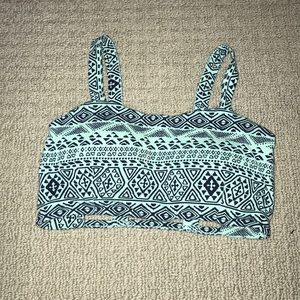 Lattice back bralette